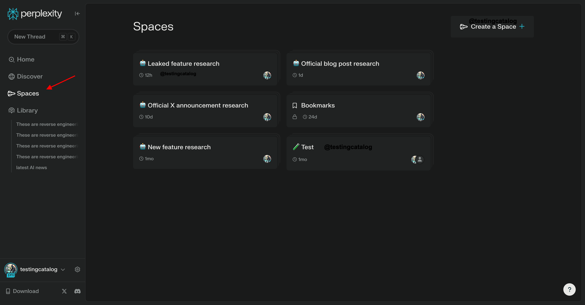 حالت ذخیره و سازماندهی در پرپلکسیتی