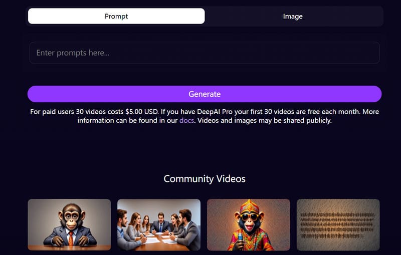 ساخت پوستر با DeepAI