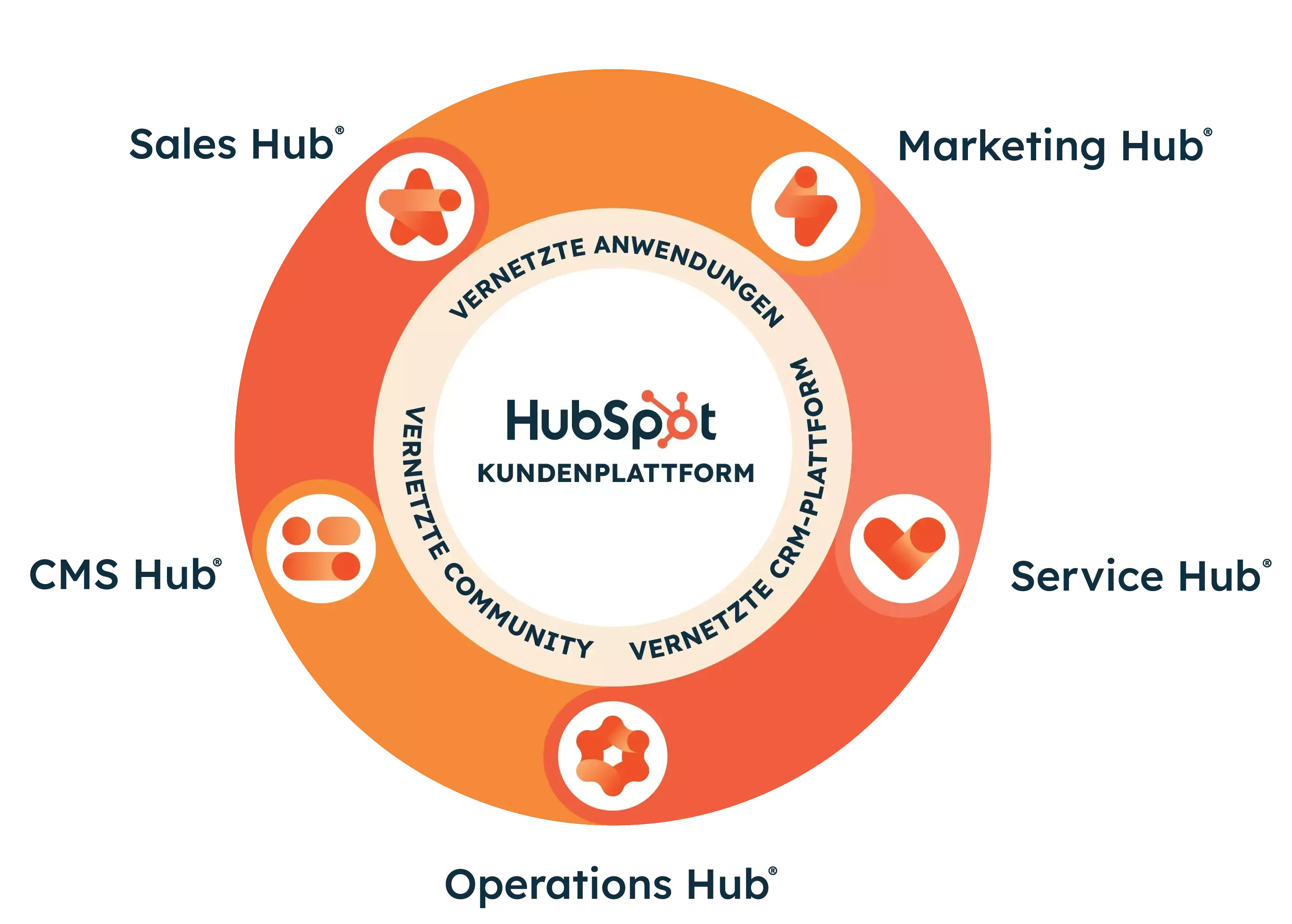 مدیر بازاریابی در داشبورد HubSpot